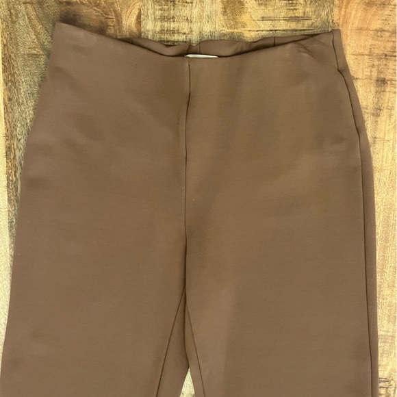 Elie Tahari | Brown Wide Leg Modal Dress Pants Size Small Tailored Tummy Control - Picture 3 of 12